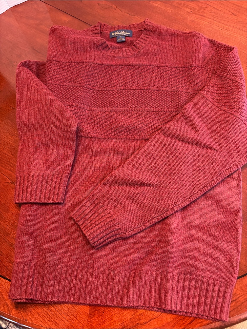 Brooks Brothers Bordeaux Colour sweater